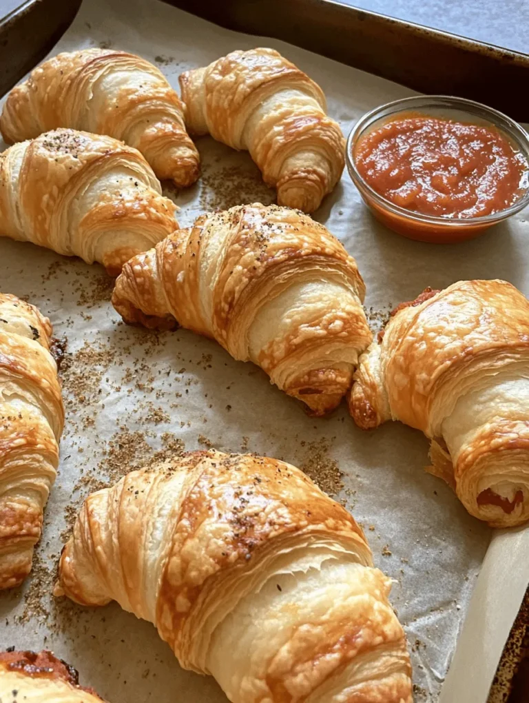 Croissant rolls have gained immense popularity for their flaky layers and buttery richness, making them a beloved choice for breakfast, snacks, and even gourmet appetizers. Their versatility knows no bounds, as they can be filled with a myriad of ingredients, from sweet jams to savory meats and cheeses. Among the countless variations, the Mozzarella Pepperoni Croissant Rolls stand out as an irresistible combination of classic Italian flavors wrapped in a tender, flaky pastry. This recipe is not only easy to prepare but also offers a delightful culinary experience that will impress your family and friends.
