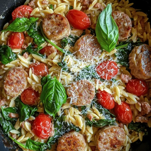 In the fast-paced world we live in today, finding time to prepare delicious, nutritious meals can be a challenge. Enter the Creamy Chicken Sausage Orzo Skillet—a dish that not only delivers on flavor but also fits seamlessly into our busy lifestyles. This one-pan wonder offers a comforting blend of creamy goodness, hearty chicken sausage, and tender orzo pasta, making it an ideal choice for quick weeknight dinners or convenient meal prep.