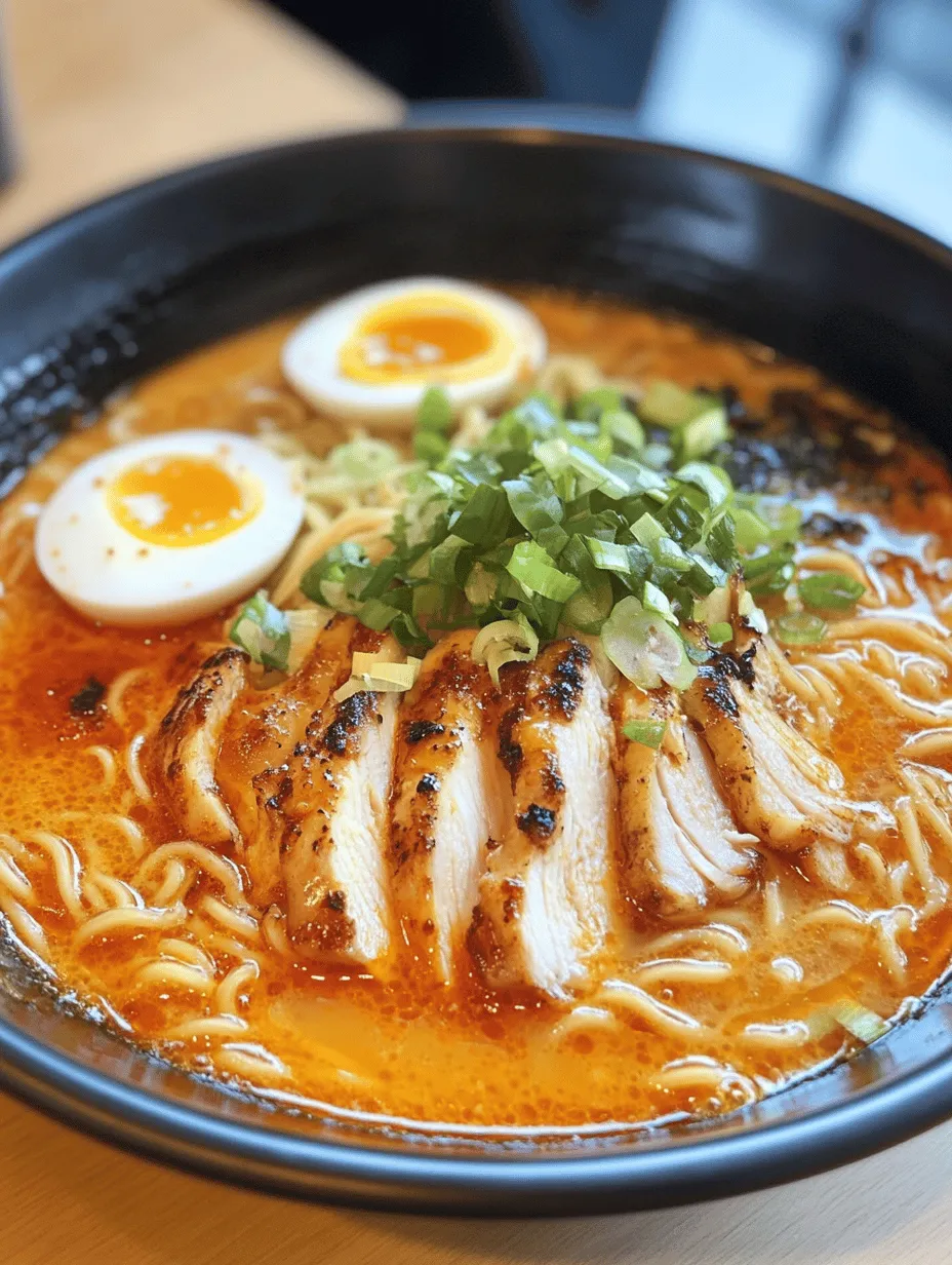 If you're craving a dish that packs a punch while remaining comforting and satisfying, look no further than Fiery Chicken Ramen with Creamy Garlic Sauce. This exhilarating recipe combines the rich, savory flavors of traditional ramen with a spicy kick that will awaken your taste buds. The allure of this dish lies not just in its heat, but in the harmony of flavors that come together to create a truly memorable meal.