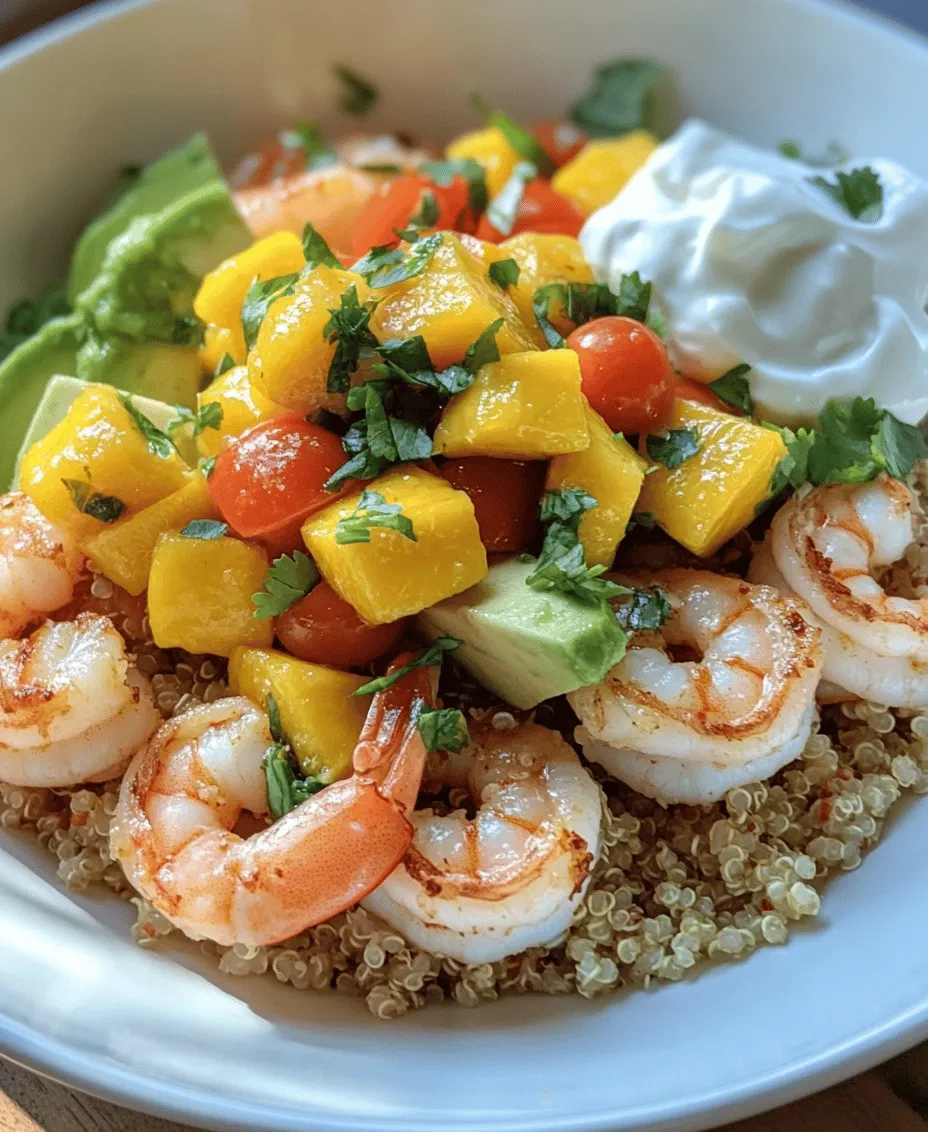 If you're seeking a vibrant, nutritious meal that delights the senses, look no further than shrimp and avocado bowls with mango salsa and lime-chili sauce. This dish is an explosion of colors, flavors, and textures that brings the essence of fresh ingredients right to your table. The juicy shrimp, creamy avocado, and zesty mango salsa come together to create a culinary experience that is both satisfying and refreshing.