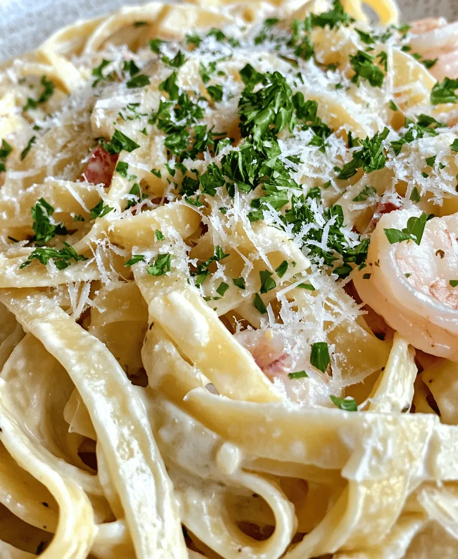 Creamy Garlic Shrimp Pasta is a dish that has captured the hearts and palates of food lovers around the globe. This delectable meal combines the richness of a creamy sauce with the tenderness of succulent shrimp, all enveloped in perfectly cooked pasta. The balance of flavors and textures in this dish is remarkable; each bite showcases the creaminess of heavy cream and the aromatic notes of garlic, finished off with a hint of spice from red pepper flakes. It’s no wonder that this dish has become a staple in many households, appealing to both casual diners and culinary enthusiasts.
