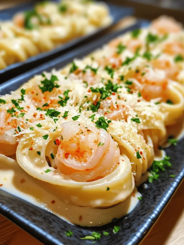 Creamy Garlic Shrimp Pasta is a dish that has captured the hearts and palates of food lovers around the globe. This delectable meal combines the richness of a creamy sauce with the tenderness of succulent shrimp, all enveloped in perfectly cooked pasta. The balance of flavors and textures in this dish is remarkable; each bite showcases the creaminess of heavy cream and the aromatic notes of garlic, finished off with a hint of spice from red pepper flakes. It’s no wonder that this dish has become a staple in many households, appealing to both casual diners and culinary enthusiasts.