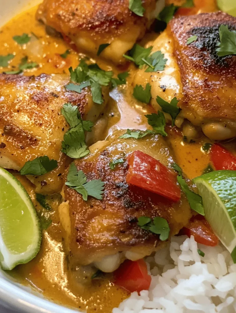 When it comes to making a truly flavorful chicken dish, the choice of meat plays a pivotal role. For our Spicy Brazilian Coconut Chicken, we recommend using boneless, skinless chicken thighs. Unlike chicken breasts, which can dry out if overcooked, chicken thighs are more forgiving, remaining juicy and tender even after extended cooking times. Their higher fat content also allows them to absorb flavors more effectively, making them the ideal choice for this recipe. Plus, the richness of chicken thighs complements the creamy coconut milk, resulting in a harmonious balance that elevates the overall dish.