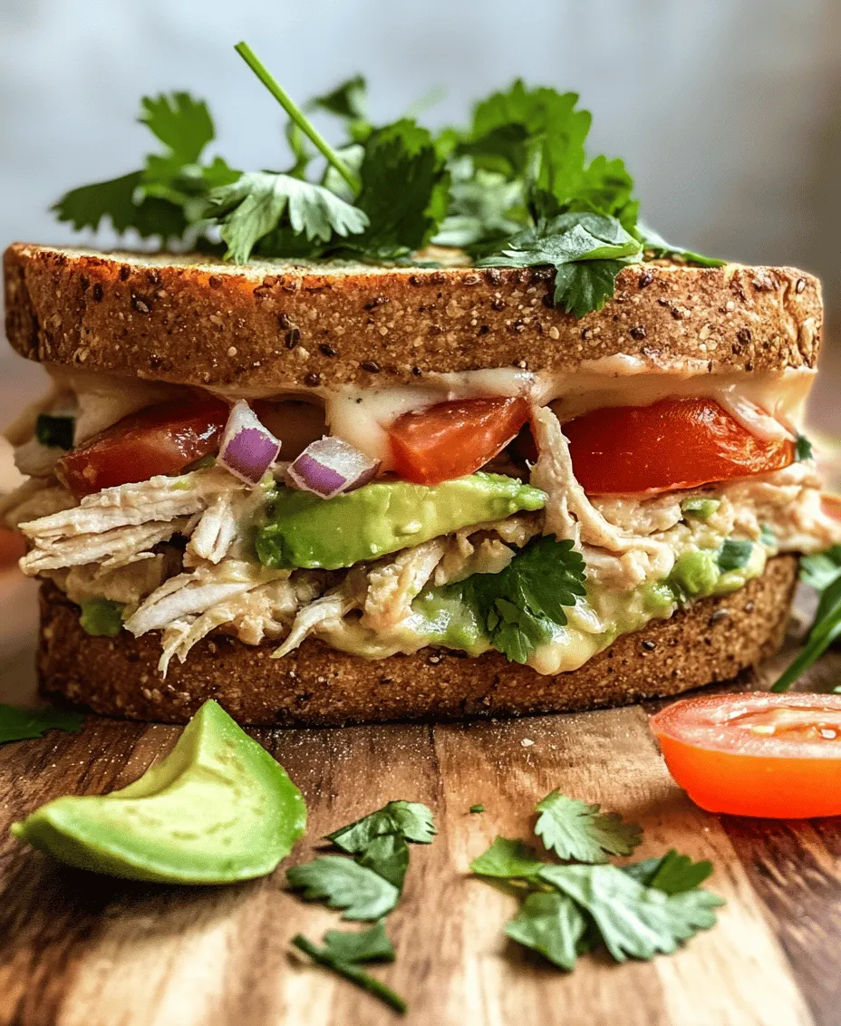The Chicken Avocado Melt Sandwich is a delightful culinary creation that has made its mark as a go-to meal for many. This sandwich combines succulent shredded chicken, creamy avocado, and melty cheese, all nestled between slices of toasted bread. Whether you’re looking for a quick lunch, a satisfying dinner, or a wholesome snack, this sandwich ticks all the boxes. It’s not just a meal; it’s a comforting dish that embodies both flavor and nutrition, making it a perfect choice for anyone striving for a balanced diet.