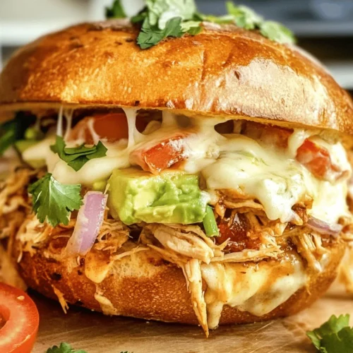 The Chicken Avocado Melt Sandwich is a delightful culinary creation that has made its mark as a go-to meal for many. This sandwich combines succulent shredded chicken, creamy avocado, and melty cheese, all nestled between slices of toasted bread. Whether you’re looking for a quick lunch, a satisfying dinner, or a wholesome snack, this sandwich ticks all the boxes. It’s not just a meal; it’s a comforting dish that embodies both flavor and nutrition, making it a perfect choice for anyone striving for a balanced diet.
