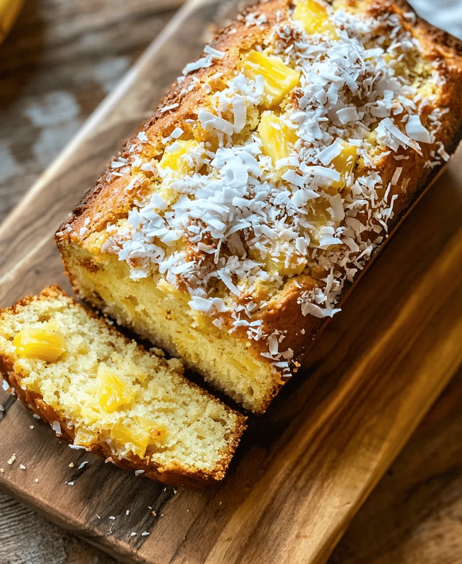 Welcome to the delightful world of Tropical Hawaiian Banana Bread, where the classic comfort of traditional banana bread meets the vibrant, refreshing flavors of the tropics. This unique twist on a beloved recipe incorporates juicy pineapple and rich coconut, creating a loaf that transports your taste buds straight to a sun-soaked paradise. Whether you're enjoying a quiet family breakfast or hosting a festive gathering, this Tropical Hawaiian Banana Bread is bound to impress with its irresistible aroma and flavor.