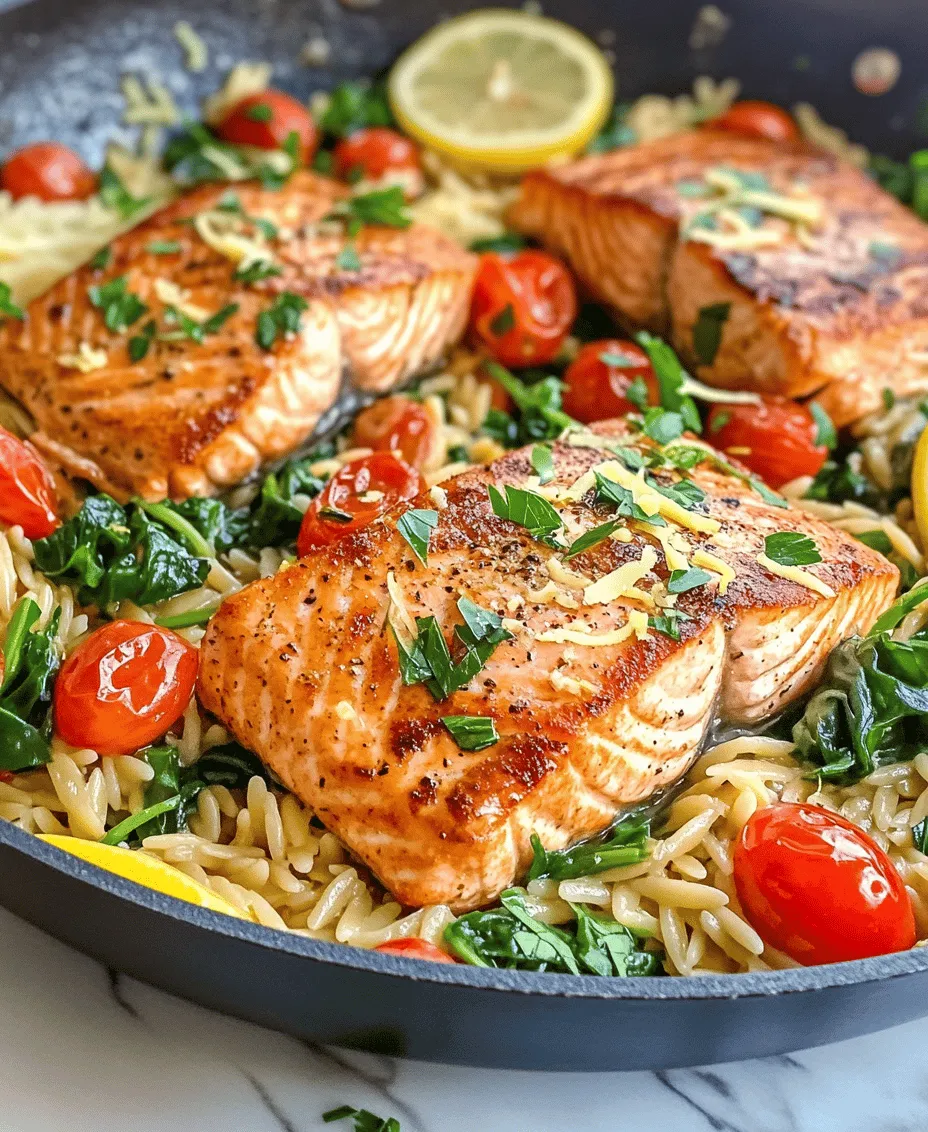 In the bustling world we live in, finding the time to prepare healthy, delicious meals can often feel like a daunting task. Enter the One Skillet Salmon with Lemon Orzo—a culinary gem that combines the rich flavors of salmon, the comforting texture of orzo, and the brightness of fresh ingredients, all cooked in one convenient pan. This recipe caters perfectly to busy lifestyles, allowing you to whip up a nutritious meal in under 30 minutes without sacrificing flavor or quality.
