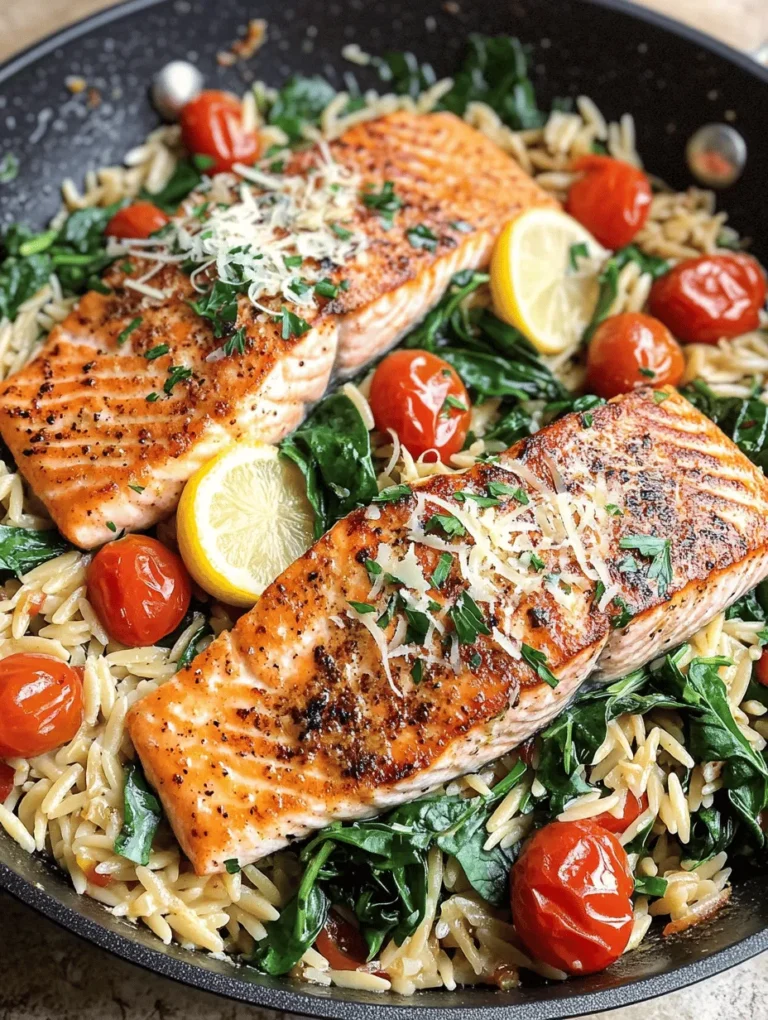 In the bustling world we live in, finding the time to prepare healthy, delicious meals can often feel like a daunting task. Enter the One Skillet Salmon with Lemon Orzo—a culinary gem that combines the rich flavors of salmon, the comforting texture of orzo, and the brightness of fresh ingredients, all cooked in one convenient pan. This recipe caters perfectly to busy lifestyles, allowing you to whip up a nutritious meal in under 30 minutes without sacrificing flavor or quality.