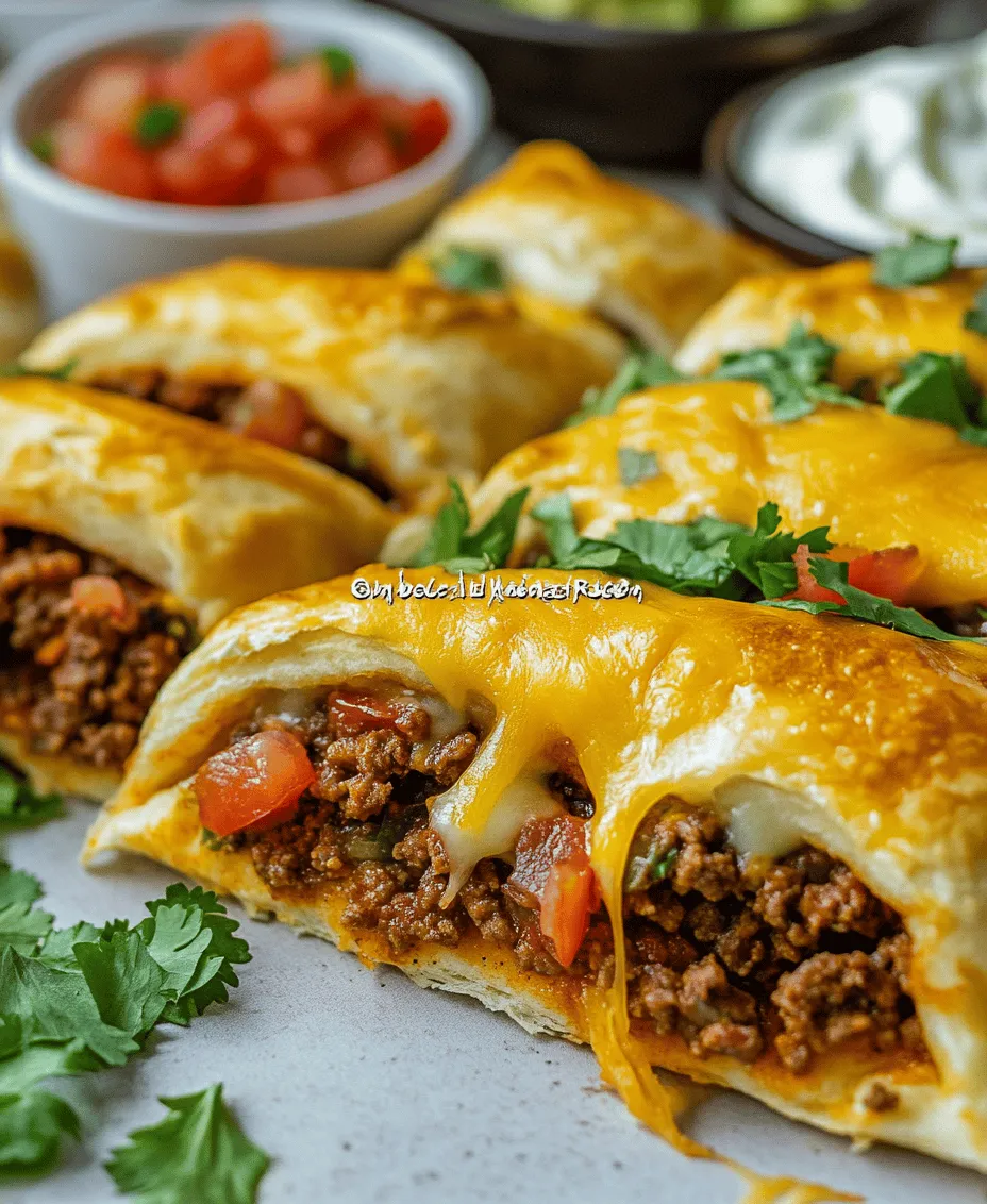 In the world of contemporary cooking, fusion recipes have gained immense popularity, allowing chefs and home cooks alike to experiment with flavors and techniques from different culinary traditions. Cheesy Taco Sticks are a perfect representation of this trend, as they seamlessly blend the rich, vibrant flavors of Mexican cuisine with the convenience and comfort of American snack foods. This savory treat not only satisfies cravings but also showcases how food culture continues to evolve and influence one another.