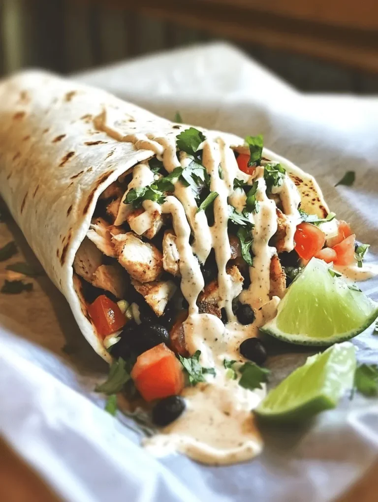 Burritos have become a beloved staple in contemporary cuisine, cherished for their versatility and the delicious flavor combinations they offer. Whether enjoyed as a quick lunch on the go or a satisfying dinner at home, burritos provide a delightful canvas for a variety of ingredients and flavors. Among the myriad of burrito options, the "Easy Chipotle Ranch Grilled Chicken Burrito" stands out as a particularly flavorful and fulfilling choice, perfect for those who crave a meal that is both hearty and tantalizing.