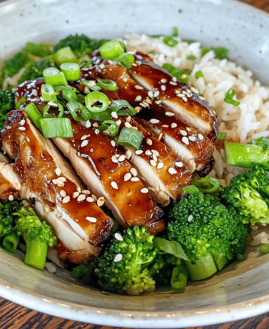 The Teriyaki Chicken Rice Bowl is a beloved dish that has made its way into kitchens around the world, celebrated for its simplicity and vibrant flavors. This Asian-inspired meal combines tender, juicy chicken coated in a savory-sweet teriyaki sauce, served over a bed of fluffy rice and complemented by fresh vegetables. Its appeal lies in the ease of preparation, making it an attractive option for busy weeknights or casual gatherings.
