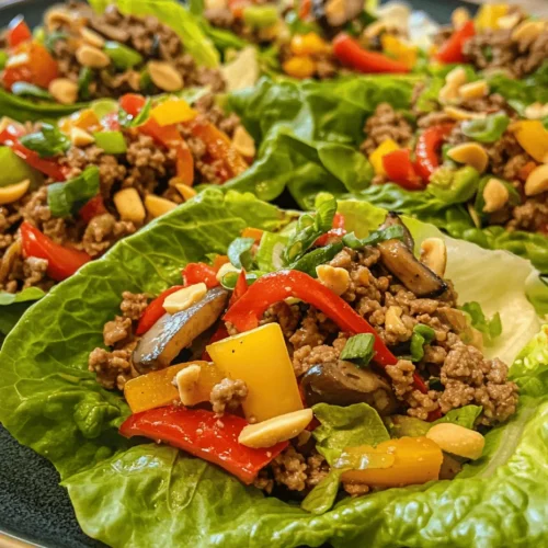 Asian-Style Ground Beef Lettuce Wraps are a delightful, healthy, and vibrant dish that brings a burst of flavor to your dinner table. This recipe is not only simple to prepare but also versatile, allowing you to customize it to fit your dietary preferences. With the perfect blend of savory beef, fresh vegetables, and aromatic spices, these wraps make an excellent appetizer or main course. In this article, we will explore the origins of lettuce wraps, the nutritional benefits of the ingredients, and a step-by-step guide on how to create this delicious dish in your own kitchen.