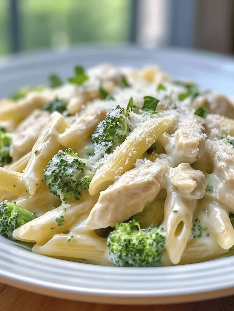 To create the perfect creamy broccoli and chicken penne, it’s essential to understand the role of each ingredient. This not only helps in achieving the best flavor and texture but also allows you to appreciate the nutritional benefits they provide.