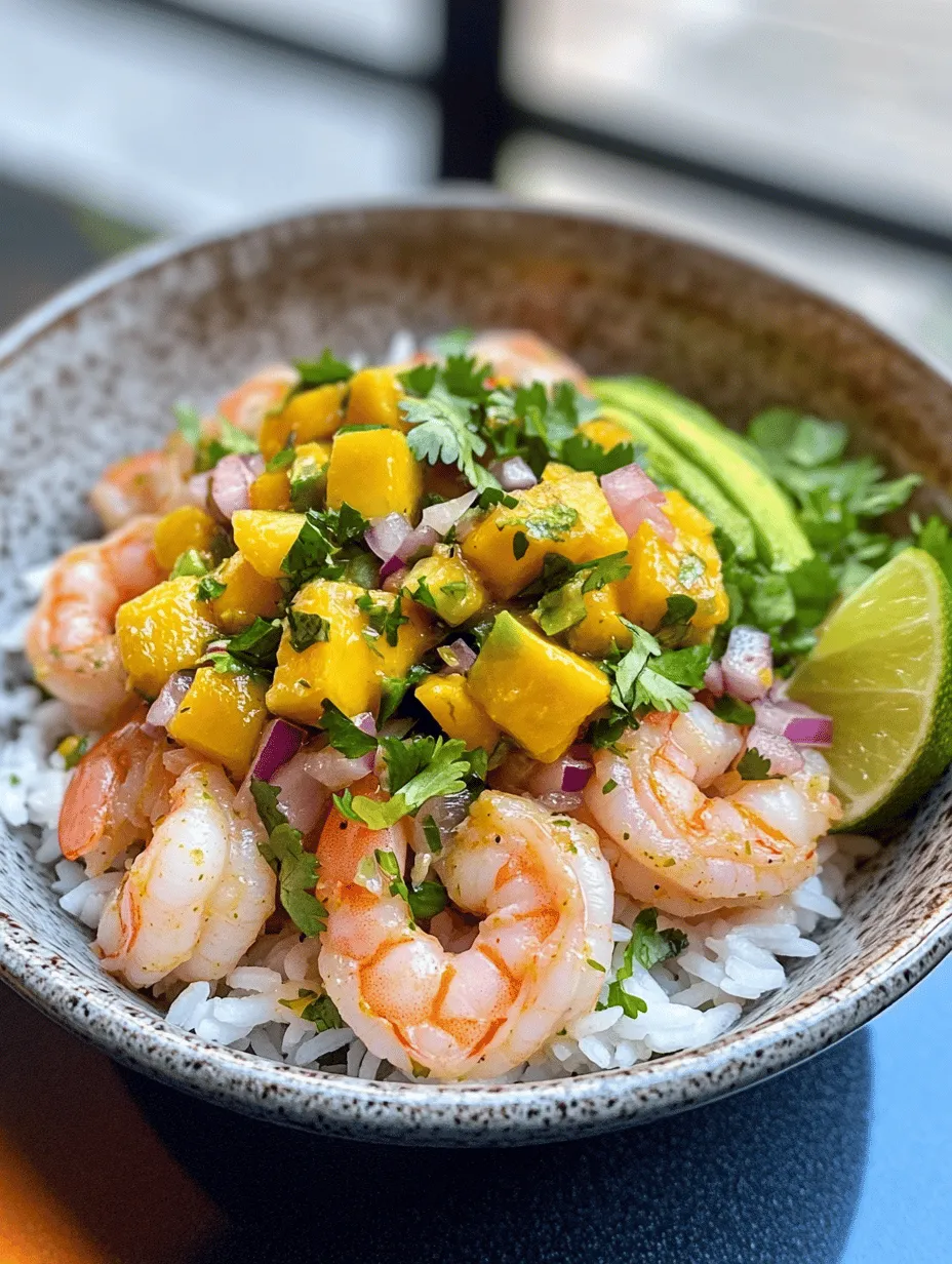 Welcome to a culinary adventure that brings together the vibrant flavors of the sea and the freshness of the tropics! If you're someone who appreciates nutritious and colorful meals, then the Shrimp and Avocado Bowls with Mango Salsa & Lime-Chili Sauce are sure to excite your palate. This dish is not only a feast for the eyes but also a delight for the taste buds, making it an ideal option for both lunch and dinner.