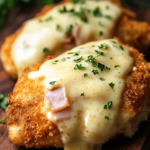Discover the exquisite flavors of a classic dish with a twist: the Delicious Chicken Cordon Bleu with Creamy Swiss Cheese Sauce. This beloved recipe is not only a treat for the taste buds but also a delightful addition to any dinner table. With tender chicken breasts filled with savory ham and rich Swiss cheese, all drizzled with a luscious creamy sauce, this dish is sure to impress your family and guests alike.
