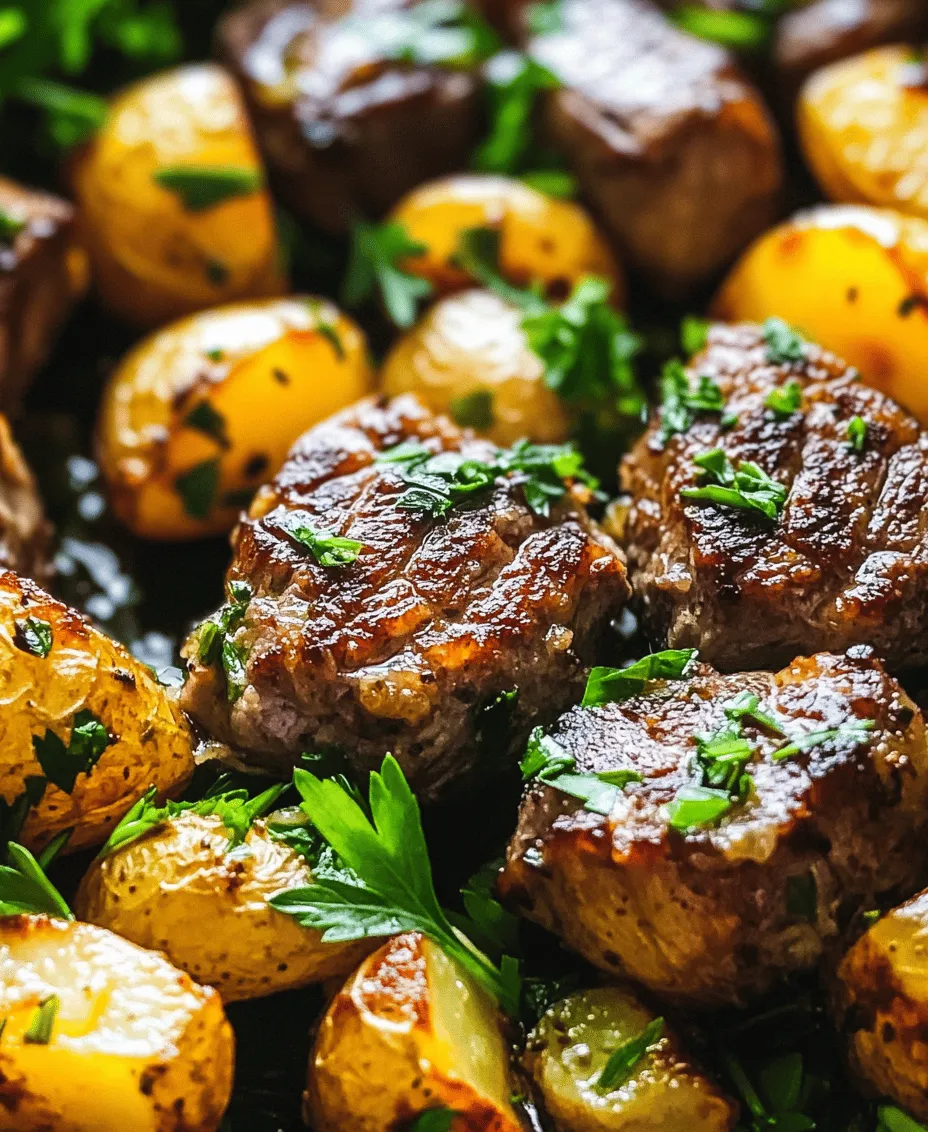 There’s something undeniably alluring about the combination of tender steak bites sizzling in aromatic garlic butter, paired with perfectly crispy potatoes. This dish, Sizzling Garlic Butter Steak Bites and Crispy Potatoes, is a celebration of flavor and texture that promises to tantalize your taste buds and create a memorable dining experience. Whether you're hosting a lively gathering or enjoying a cozy dinner with family, this recipe stands out as a fantastic option for cooks of all skill levels.
