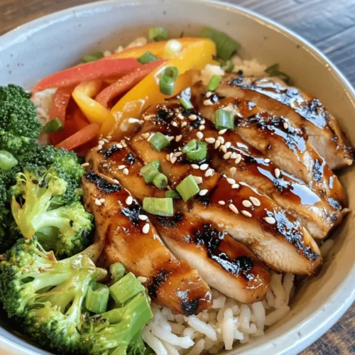 If you're searching for a dish that beautifully balances savory, sweet, and slightly tangy flavors, the Teriyaki Chicken Rice Bowl is a culinary gem that deserves a spot on your dining table. This delightful meal combines tender marinated chicken with fragrant rice and vibrant vegetables, making it not only a feast for the palate but also a visual delight. Originating from Japan, teriyaki refers to a cooking technique that involves grilling or broiling food while basting it in a sweet soy sauce marinade. This method has transcended borders, becoming a beloved favorite in various cuisines around the world.