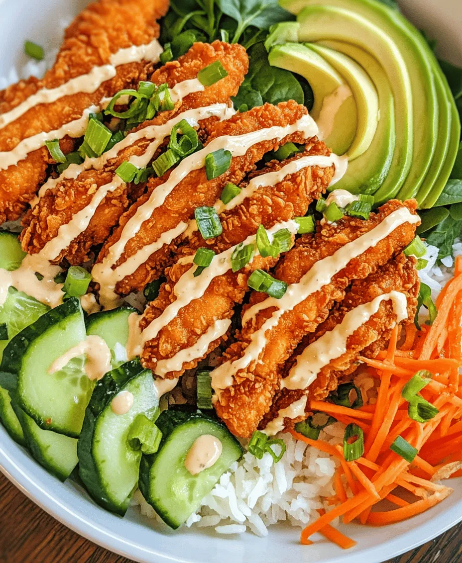 Chicken bowls have taken the culinary world by storm, emerging as a versatile meal option that fits seamlessly into our busy lifestyles. They are not only quick to prepare but also customizable, allowing for a delightful blend of flavors and textures. Among the myriad of options available, the Sassy Bang Bang Chicken Bowl stands out as a vibrant fusion of taste that tantalizes the palate. This dish combines succulent, crispy chicken with a creamy, spicy sauce, all served over a wholesome base of fluffy jasmine rice and crisp vegetables.