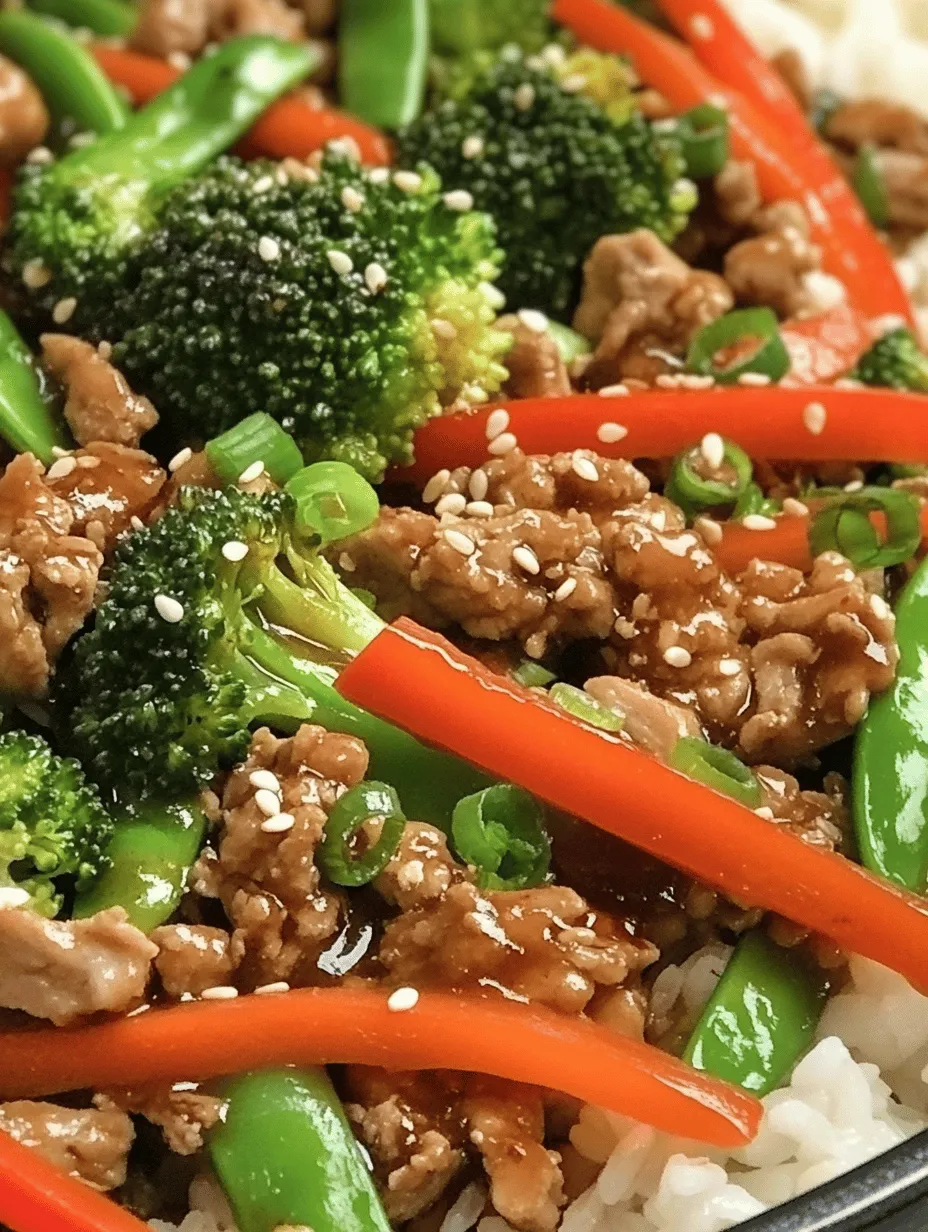 In the fast-paced world we live in, finding a quick yet nutritious meal can often feel like a daunting task. Enter the Ground Turkey Teriyaki Stir Fry – a delightful dish that seamlessly combines lean protein with an array of vibrant vegetables, all enveloped in a deliciously sweet and savory teriyaki sauce. This recipe not only excites the palate but also checks all the boxes for health-conscious eaters, making it an appealing option for families, busy professionals, and anyone looking to whip up a satisfying meal in under 30 minutes.