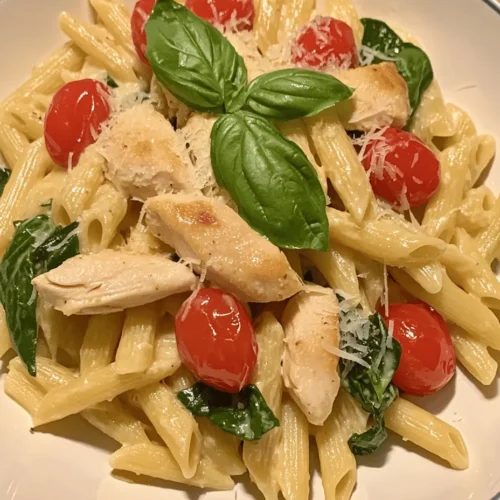 Tuscan cuisine is renowned for its rustic charm and emphasis on fresh, high-quality ingredients. Its dishes often reflect the simplicity and authenticity of the Tuscan countryside, where the natural flavors of ingredients take center stage. One standout recipe that captures the essence of Tuscan cooking is the Easy Tuscan Chicken Pasta. This dish combines tender chicken, vibrant vegetables, and creamy sauce to create a meal that is not only delicious but also easy to prepare, making it perfect for busy weeknights or casual gatherings with friends and family.