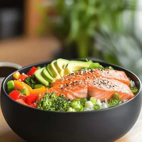 In the world of quick and satisfying meals, the Crispy Salmon and Rice Bowl stands out as a nutritious and delicious option that marries convenience with health benefits. Picture a bowl brimming with perfectly cooked jasmine rice, succulent salmon with a crispy skin, and a vibrant medley of fresh vegetables. This dish is not only visually appealing but also offers a delightful combination of flavors and textures that make it a favorite among home cooks and food enthusiasts alike.