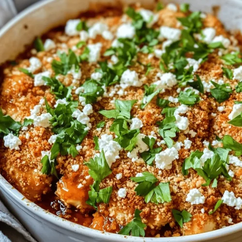 Exploring the fusion of flavors can lead to delightful culinary discoveries, and one such recipe that embodies this is Crispy Hot Honey Feta Chicken. This dish is an exciting amalgamation of savory and sweet, offering a unique culinary experience that elevates simple chicken breasts into a mouthwatering masterpiece. The combination of crispy chicken, tangy feta cheese, and a spicy honey glaze makes it a perfect choice for a weeknight dinner or a gathering with friends.
