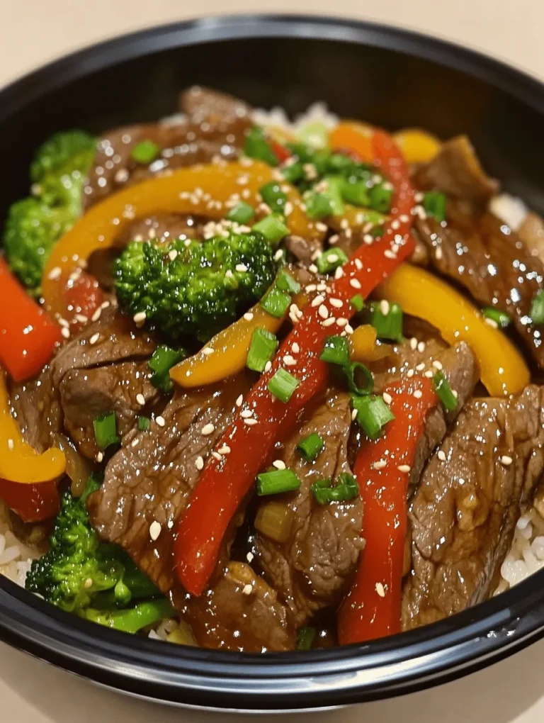 Welcome to the culinary delight known as Savory Beef with Oyster Sauce—a dish that perfectly marries the rich, tender flavors of beef with the savory depth of oyster sauce. This recipe is not just a meal; it’s an experience that brings the essence of Asian cuisine to your dining table. Whether you’re preparing a quick weeknight dinner or impressing guests at a special occasion, this stir-fry is sure to satisfy and delight.