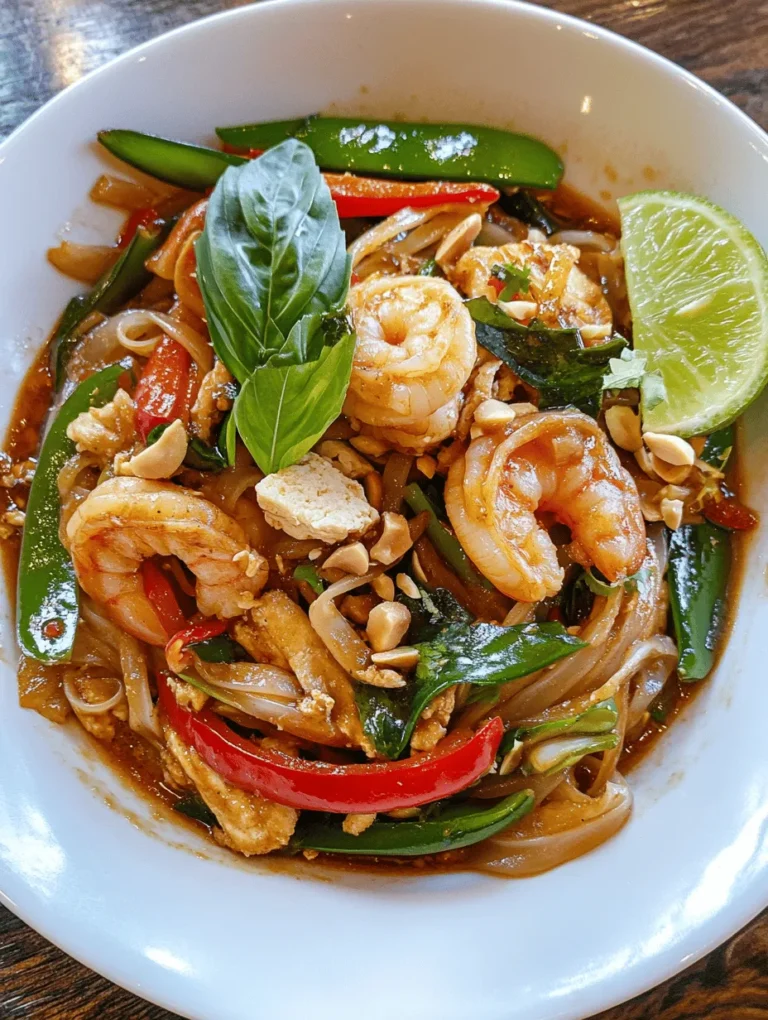 Drunken Noodles, known as Pad Kee Mao in Thai, is a beloved dish that captures the essence of Thailand's vibrant culinary landscape. This stir-fried noodle dish is renowned for its bold flavors, aromatic herbs, and delightful textures. Its significance in Thai cuisine goes beyond mere taste; it embodies the spirit of street food culture and the communal joy of sharing a meal with loved ones.