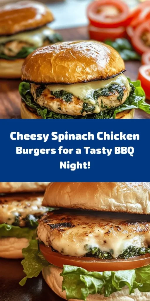 Savor the deliciousness of White Cheddar and Spinach Chicken Burgers! This easy recipe combines ground chicken with fresh spinach, creamy white cheddar, and a hint of Dijon for a mouthwatering patty. Perfect for grilling season, these burgers are ready in just 30 minutes and are sure to be a hit at your next gathering. Serve them on toasted buns with your favorite toppings for an irresistible meal. Don’t miss out on this healthy twist on a classic!