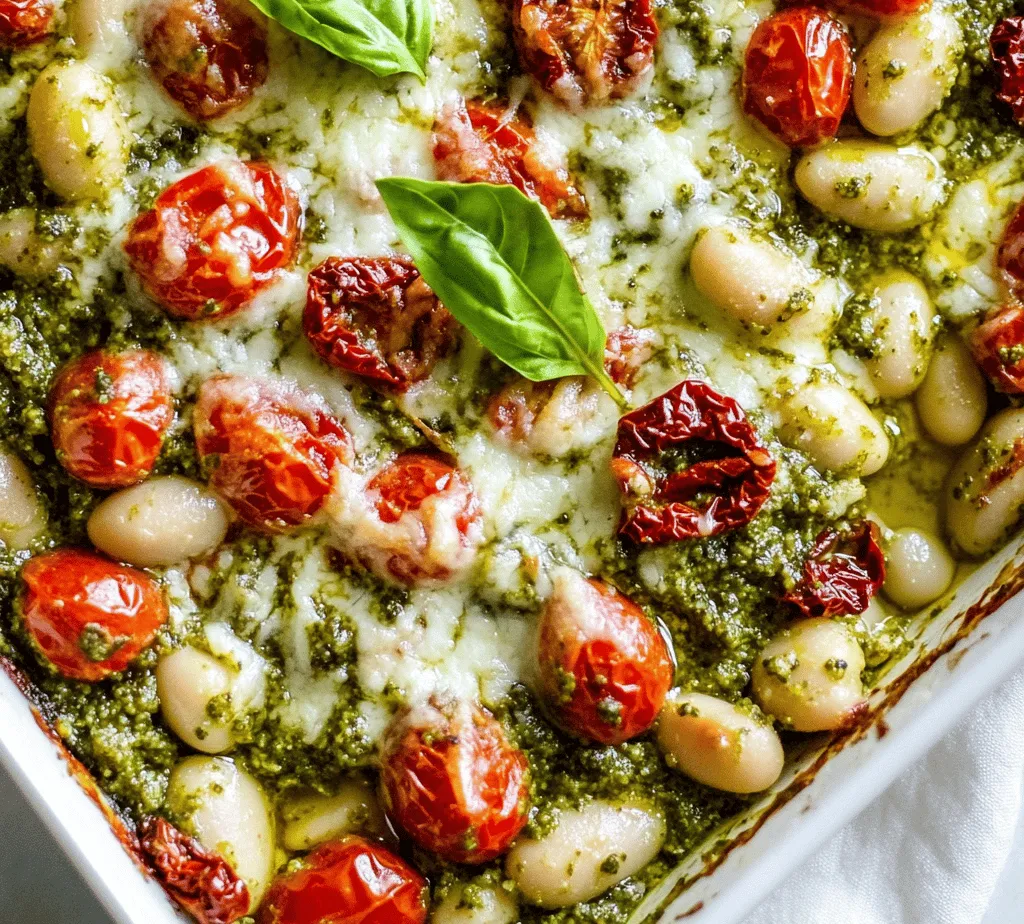 If you're on the lookout for a dish that is not only delicious but also nutritious, the White Bean and Pesto Bake is a fantastic choice. This delightful recipe melds the creamy texture of white beans with the vibrant flavors of pesto, creating a meal that is both satisfying and healthful. It's perfect for family dinners, casual gatherings, or meal prep for the week ahead, catering to vegetarian and gluten-free diets alike.