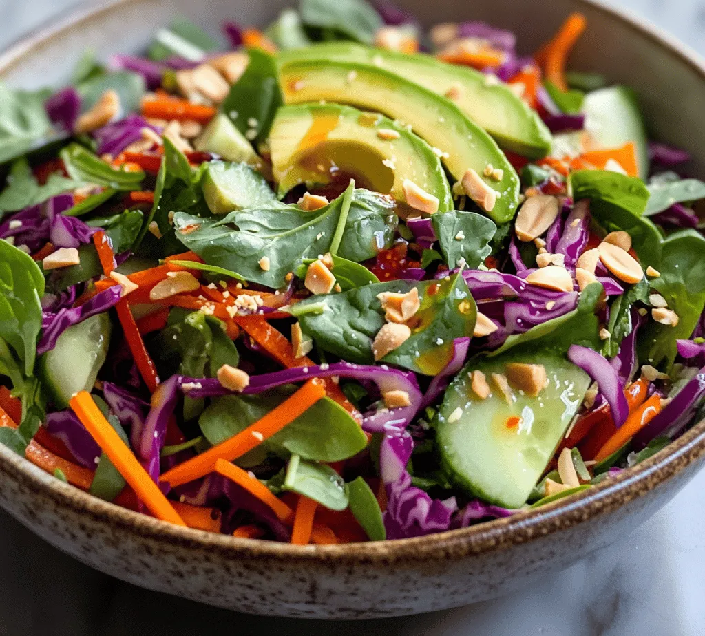 Spring roll salad is a delightful dish that captures the vibrant and fresh flavors of traditional spring rolls without the hassle of wrapping them. This salad is a celebration of color, texture, and taste, combining a variety of crisp vegetables with a zesty dressing that tantalizes the taste buds. As the weather warms up, this salad becomes an ideal choice for those looking to incorporate more fresh produce into their meals. With its bright colors and lively flavors, the spring roll salad not only pleases the palate but also encourages a healthier lifestyle.