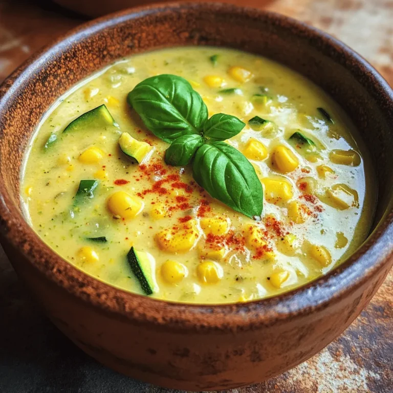 As the sun shines brightly and the days grow longer, summer invites us to savor the fresh produce that graces our local farmers' markets. One dish that perfectly encapsulates the essence of summer is the Summer Corn and Zucchini Chowder. This comforting bowl of goodness not only warms your soul but also celebrates the vibrant flavors of seasonal ingredients. With its creamy texture and delightful aroma, this chowder is a refreshing way to enjoy the bounty of summer.