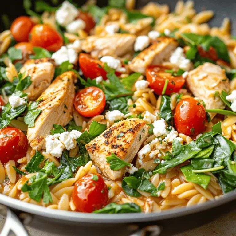 The foundation of any great dish lies in the quality and nutritional value of its ingredients. For our High Protein Chicken Orzo, we will focus on several key components that not only enhance the flavor but also contribute to the dish's overall health benefits.