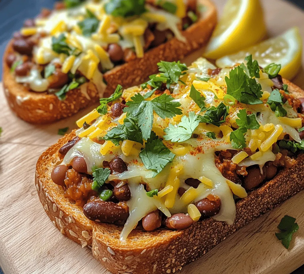 If you're looking for a dish that brings comfort and a kick of flavor, look no further than Cheesy Masala Beans on Toast. This delightful meal marries the rich traditions of Indian cuisine with the simplicity of a classic toast, resulting in a dish that is satisfying and packed with taste. The fusion of hearty beans simmered in aromatic spices and topped with gooey cheese creates a tantalizing experience that is perfect for any time of day.