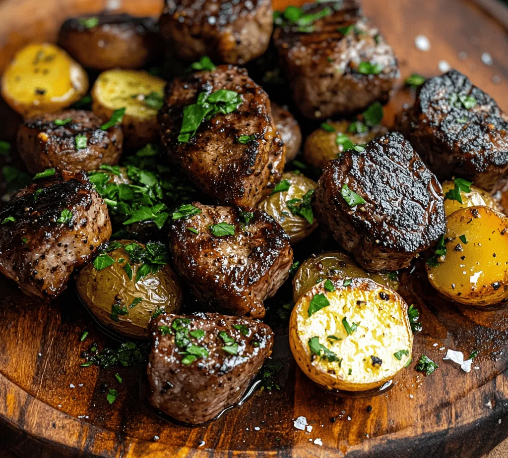 Garlic Butter Steak Bites and Potatoes is a dish that perfectly embodies the rich, savory flavors of steak, enhanced by the aromatic essence of garlic and the indulgence of butter. This delightful recipe combines tender steak bites with crispy, golden baby potatoes, creating a satisfying meal that is both hearty and comforting. Whether you're looking to impress guests at a dinner party or simply craving a comforting weeknight dinner, this dish is an ideal choice.