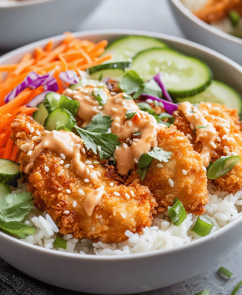 Bang Bang Chicken Bowls have taken the culinary world by storm, emerging as a vibrant and flavorful meal option that effortlessly combines textures and tastes. This dish brings together crispy chicken, a medley of fresh vegetables, and a creamy, spicy sauce that tantalizes the taste buds. The versatility of Bang Bang Chicken Bowls makes them a favorite among home cooks and food lovers alike, appealing to those seeking a satisfying meal that is as visually appealing as it is delicious.