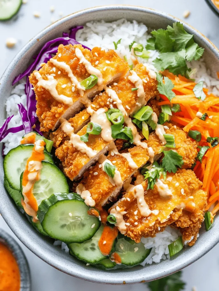 Bang Bang Chicken Bowls have taken the culinary world by storm, emerging as a vibrant and flavorful meal option that effortlessly combines textures and tastes. This dish brings together crispy chicken, a medley of fresh vegetables, and a creamy, spicy sauce that tantalizes the taste buds. The versatility of Bang Bang Chicken Bowls makes them a favorite among home cooks and food lovers alike, appealing to those seeking a satisfying meal that is as visually appealing as it is delicious.