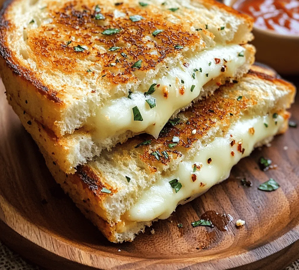 Grilled cheese sandwiches are a beloved staple in many households, celebrated for their simplicity and comforting flavors. The crispy, golden exterior paired with gooey, melted cheese creates a nostalgic experience that resonates with both kids and adults alike. However, if you’re looking to elevate this classic dish to new heights, look no further than the Garlic Bread Grilled Cheese Delight. This innovative twist combines the irresistible flavors of garlic butter and artisanal sourdough bread with the gooey goodness of cheese, resulting in an indulgent treat that’s as satisfying as it is delicious.