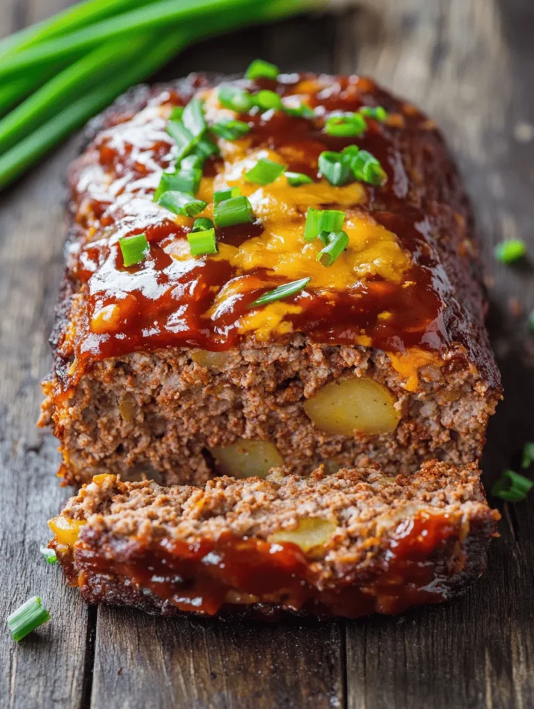 Comfort food has a special place in the hearts of many, often evoking memories of family gatherings and cozy dinners at home. Among the vast array of comfort dishes, meatloaf stands out as a cherished classic. Its warm, hearty nature not only satisfies hunger but also brings a sense of nostalgia, reminiscent of home-cooked meals shared with loved ones. Today, we take this timeless dish and elevate it to new heights with the Ultimate Loaded Potato Meatloaf—a modern twist that marries the beloved flavors of meatloaf with the indulgent comfort of loaded potatoes.