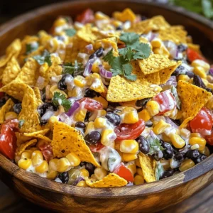 To truly appreciate the Fritos Fiesta Corn Salad, it’s essential to understand the key ingredients that make it so special. Each component contributes unique flavors and textures, resulting in a harmonious blend that tantalizes the taste buds. Let’s take a closer look at the star players in this vibrant salad.