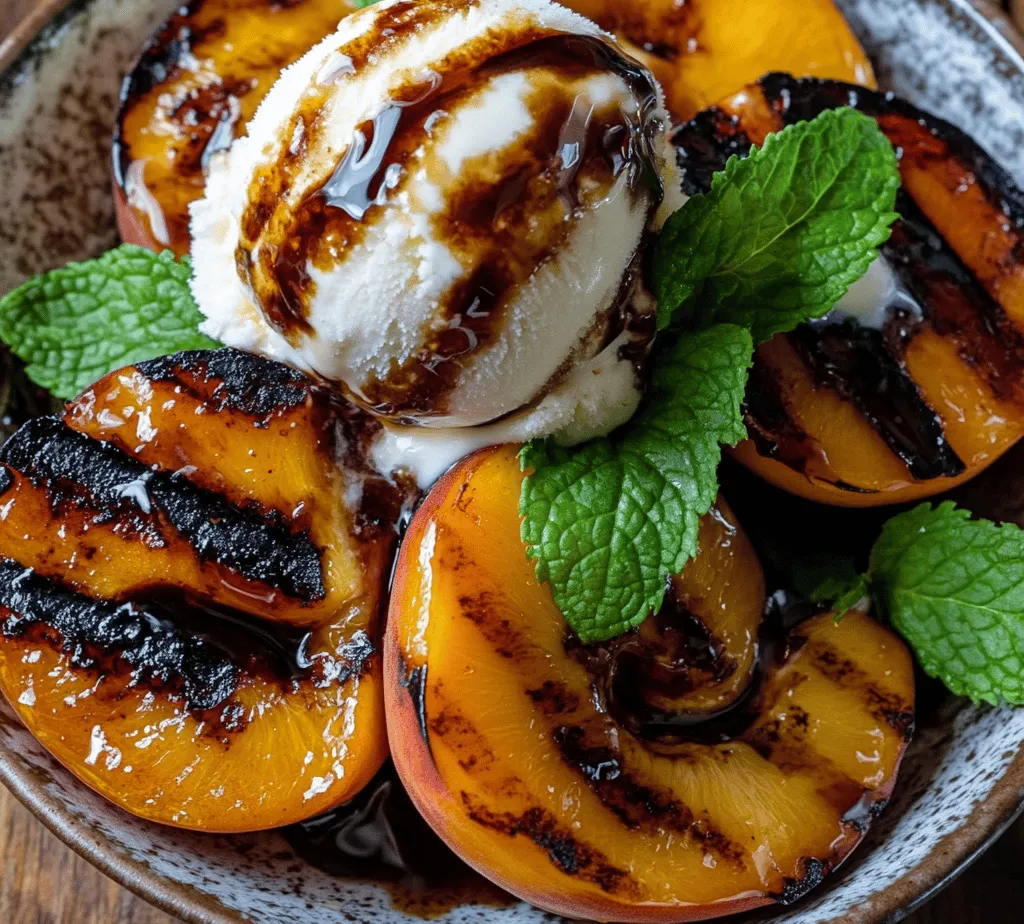 As the summer months unfold, the allure of fresh, seasonal fruits beckons us outdoors. Among these delightful offerings, peaches stand out with their sweet, juicy flesh and fragrant aroma. Grilled peaches with vanilla ice cream is a dish that perfectly encapsulates the essence of summer, combining the warmth of the grill with the cool indulgence of creamy ice cream. This dessert is not just a treat for the taste buds; it’s an experience that brings together the joy of grilling and the satisfaction of savoring one of nature’s sweetest gifts.