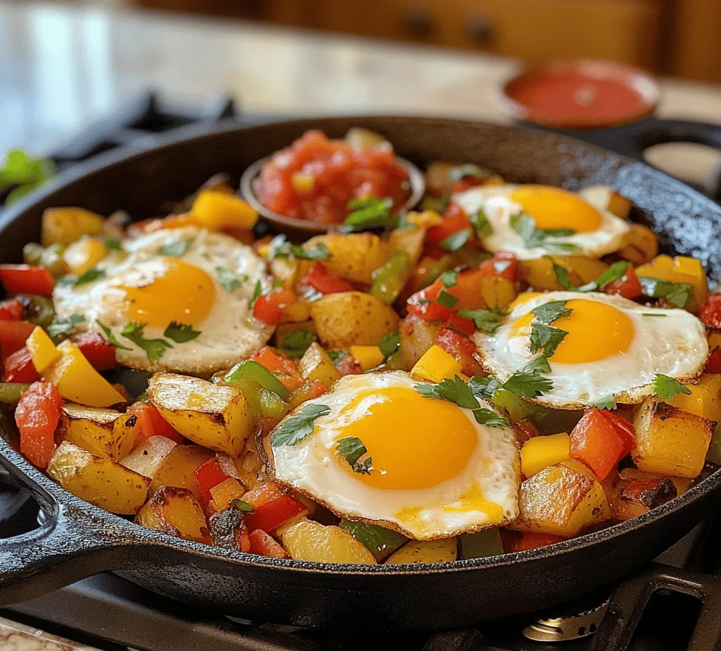 When it comes to breakfast, few dishes can rival the vibrant and satisfying experience of a Hearty Morning Fiesta Hash. This recipe stands out not just for its delicious flavors but also for its colorful presentation, making it an irresistible choice to kickstart your day. Packed with wholesome ingredients, this dish combines the heartiness of crispy potatoes, the sweetness of bell peppers, and the savory goodness of breakfast sausage, all topped off with eggs and melted cheddar cheese. Whether you’re feeding a crowd or just treating yourself to a special meal, this fiesta hash is sure to impress.