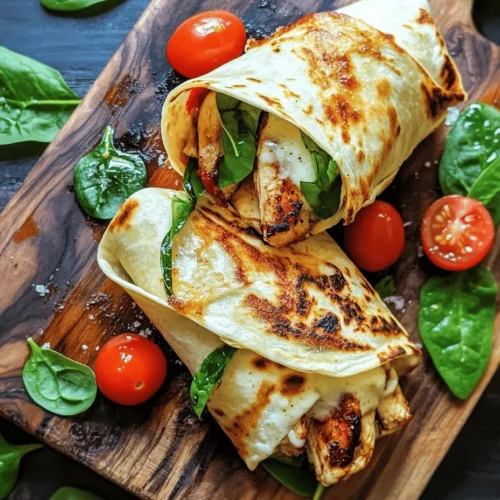 Wraps have become a beloved meal option for many, celebrated for their versatility and convenience. Whether you're at home, on the go, or hosting a casual gathering, wraps offer a delightful solution that can cater to various tastes and dietary preferences. Among the multitude of wrap recipes available, Cheesy Garlic Chicken Wraps stand out as a tantalizing choice. This dish not only combines the rich flavors of garlic and melted cheese, but it also showcases tender grilled chicken, fresh vegetables, and a variety of seasonings that elevate it to a must-try meal.