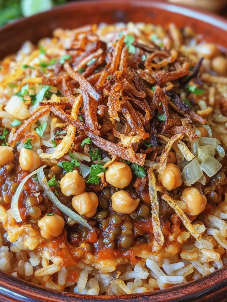Koshari, a quintessential Egyptian dish, is more than just a meal; it’s a culinary celebration that has found its way into the hearts and homes of Egyptians and food lovers around the world. Known for its vibrant combination of flavors, textures, and colors, Koshari is a dish that tells a story of Egypt’s rich cultural tapestry. From bustling street vendors to family gatherings, Koshari has become a symbol of comfort food that unites families and friends over shared meals.