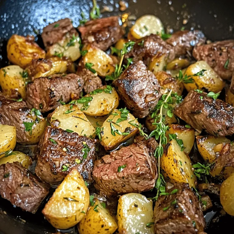 In the world of home cooking, few things bring as much comfort and satisfaction as a hearty meal prepared with love. The aroma of a sizzling skillet, the sound of butter bubbling, and the sight of perfectly seared steak alongside golden, crispy potatoes can turn any ordinary dinner into a memorable experience. Among the myriad of dishes that can grace your dinner table, the Sizzling Garlic Butter Steak & Potatoes Skillet stands out as a delightful option that captures the essence of comfort food in one pan.