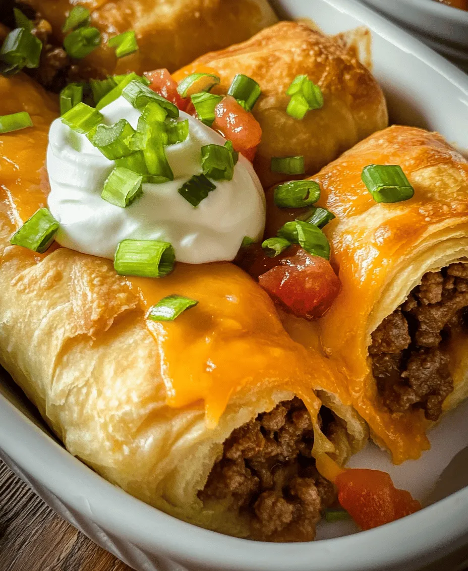 Cheesy Taco Sticks are a delightful fusion of flavors that combine the beloved essence of tacos with the irresistible crunch of cheese-filled pastry. Perfect for a quick snack, a party appetizer, or even a fun weeknight dinner, these cheesy delights are sure to please your family and friends. With their golden, flaky exterior and a savory filling that bursts with taco-inspired goodness, Cheesy Taco Sticks have become a popular choice for those who crave a tasty treat without spending hours in the kitchen.