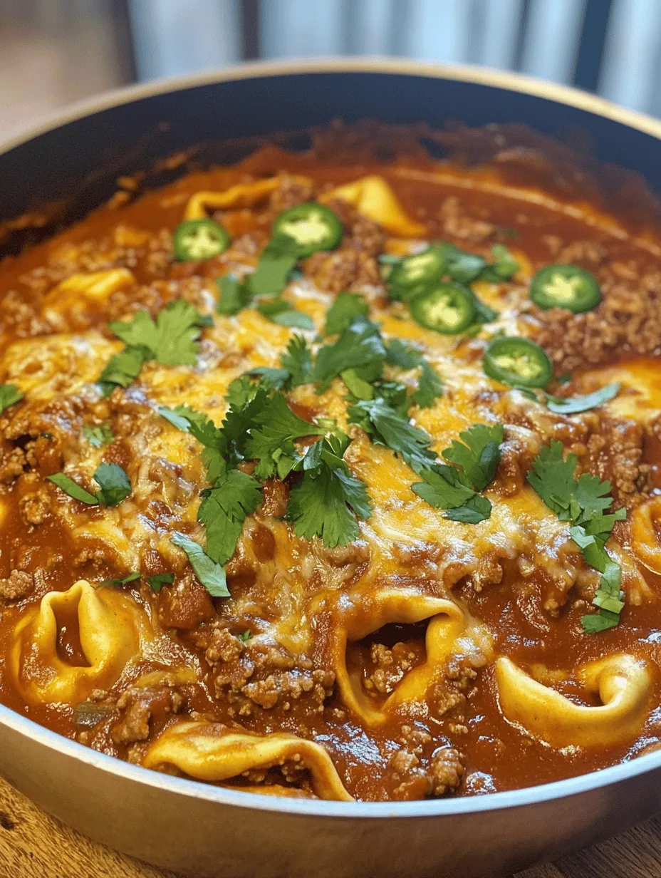 If you're on the lookout for a dish that beautifully marries the rich, savory flavors of Mexican cuisine with the comforting embrace of Italian pasta, look no further than Cheesy Beef Enchilada Tortellini. This delightful recipe is a fusion masterpiece that combines the tender, cheesy goodness of tortellini with the bold, zesty essence of enchiladas—creating a satisfying meal that is perfect for busy weeknights or festive gatherings.