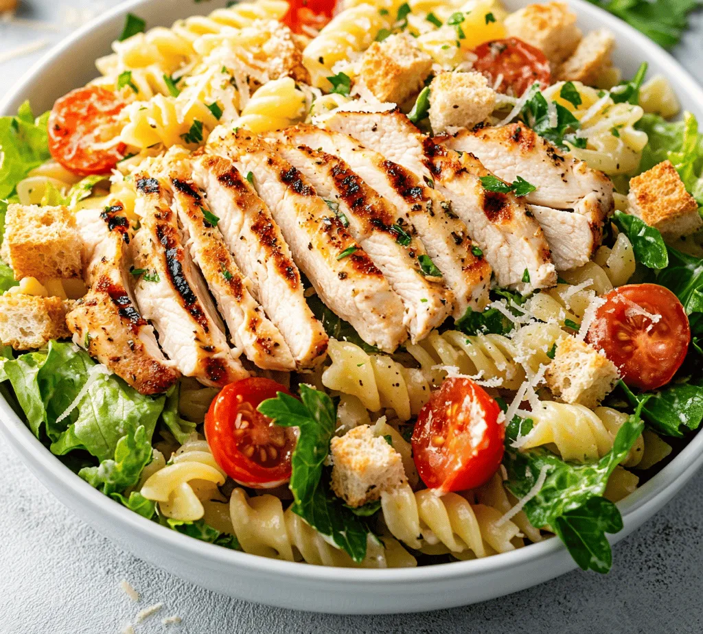 To truly appreciate the Zesty Chicken Caesar Pasta Salad Surprise, it’s essential to understand the key ingredients that contribute to its unique flavor profile and satisfying texture. Each component plays a significant role in bringing this dish to life, ensuring that every mouthful is packed with deliciousness.