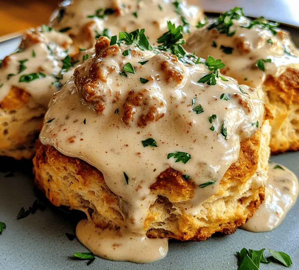 If you're looking for a breakfast or brunch option that tantalizes the taste buds, look no further than Spicy Chorizo Bliss Biscuits with Creamy Gravy. This dish is a delightful fusion of rich, spicy flavors and comforting textures, making it a standout choice for any morning meal. The magic lies in the combination of homemade biscuits paired with a savory chorizo gravy that is both hearty and indulgent.