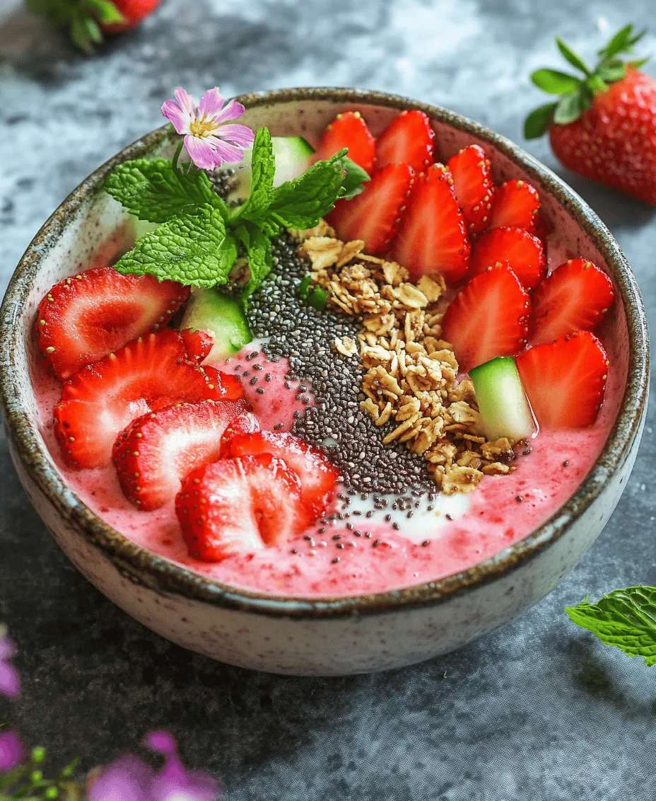 In recent years, smoothie bowls have surged in popularity, becoming a staple for health enthusiasts and food lovers alike. These vibrant, customizable dishes not only serve as a feast for the eyes but also pack a nutritious punch. Smoothie bowls are perfect for breakfast, a refreshing snack, or even a light dessert. Their versatility allows you to mix and match flavors, textures, and toppings to suit your palate. One standout option is the Refreshing Watermelon and Strawberry Smoothie Bowl, a delightful and invigorating blend that brings together the best of summer's bounty.